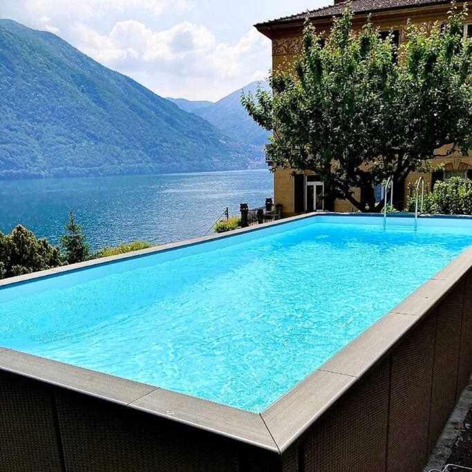 Villa Peroni Lake Como Classic With Swimming Pool 阿尔杰尼奥 外观 照片